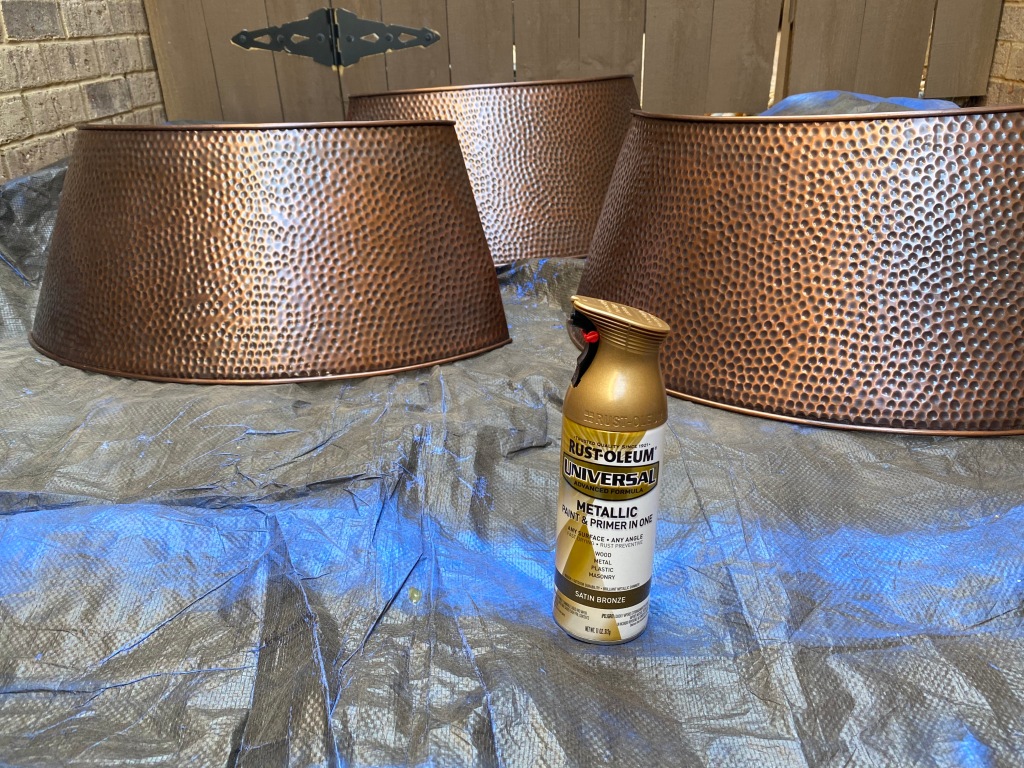 DIY Lamp Transformation with Rustoleum Oiled Bronze Spray Paint