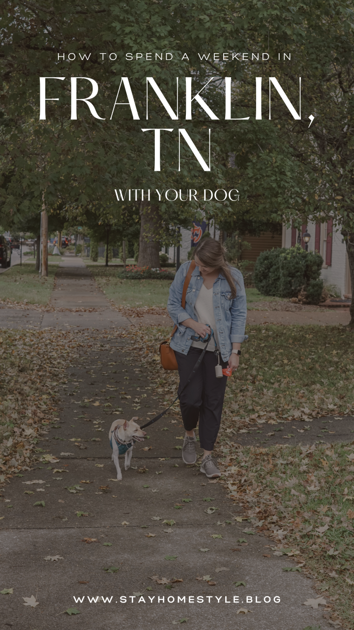 HOW TO SPEND A WEEKEND IN FRANKLIN, TN WITH YOUR DOG